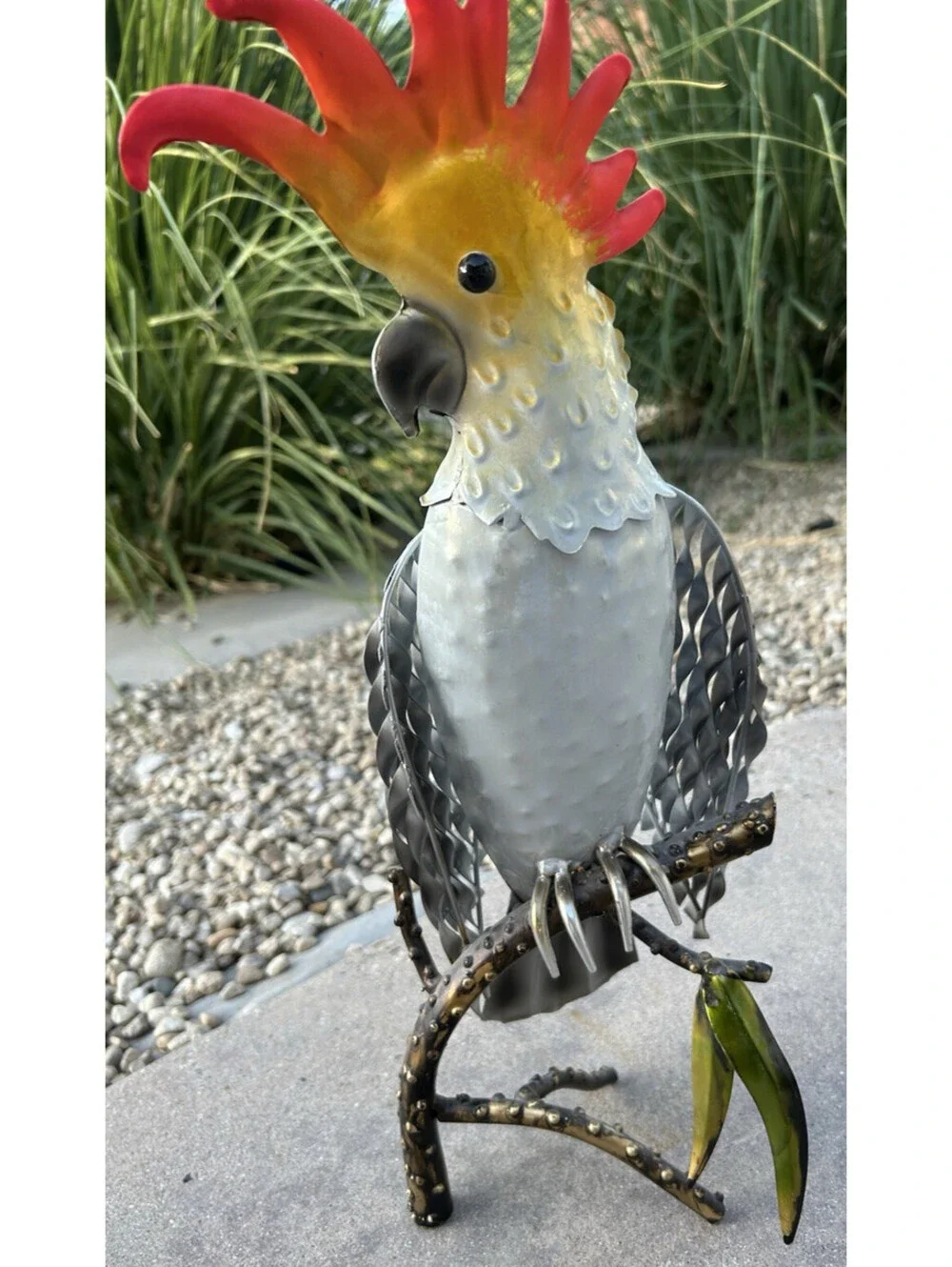 N/A metal cockatoo